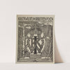 Bookplate of the IIbrary of Emperor Wilhelm II in Poznań (1898) by Emil Doepler
