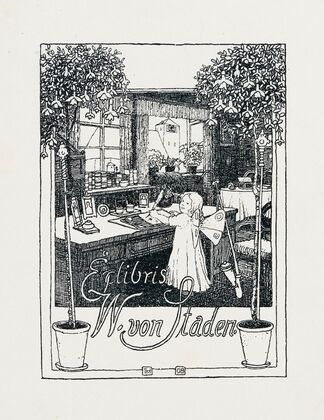 Bookplate of W. von Staden (1908)
