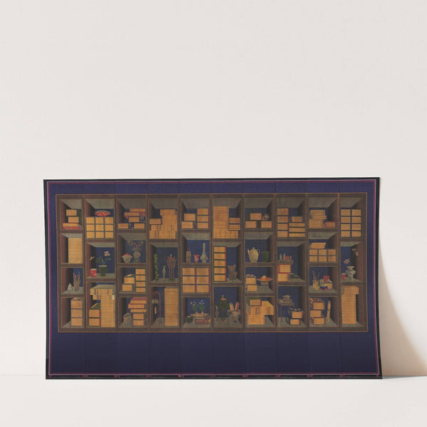 Books and Scholars’ Accoutrements (late 1800s) by Yi Taek-gyun
