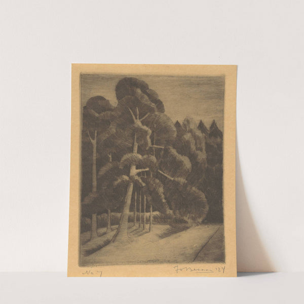 Boomgroep (1924) by Jo Bezaan