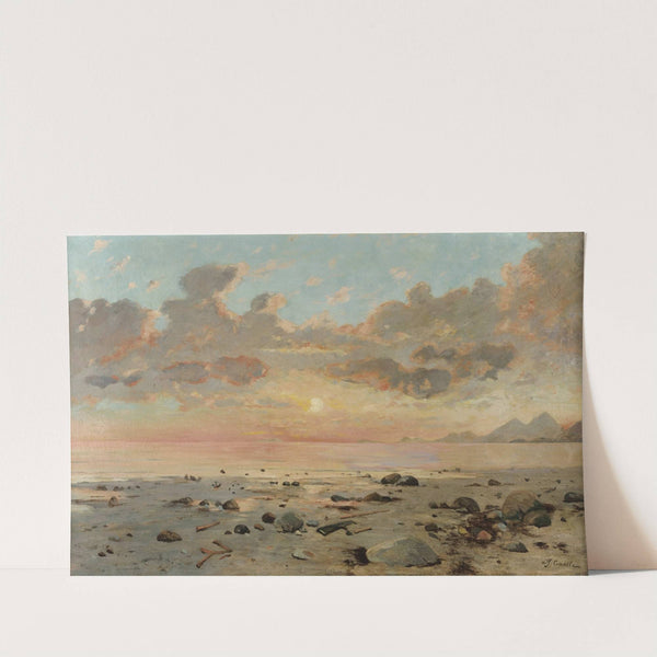 Bord de mer, soleil levant by Alfred Casile