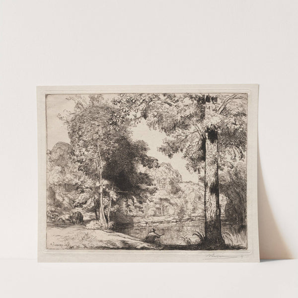 Bords de la Vie (1908) by Auguste Louis Lepère