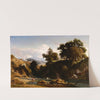 Bords de l&#039;Anio, aux environs de Tivoli by Jean-Achille Benouville