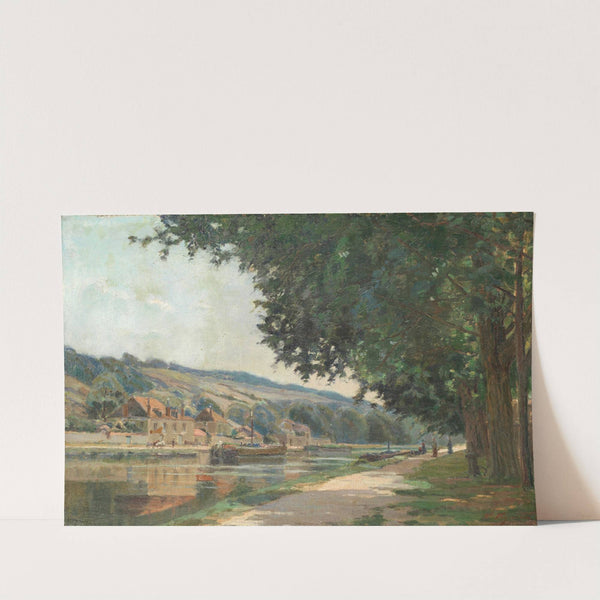 Bords de l&#039;Oise dans le Vexin by Victor Vignon