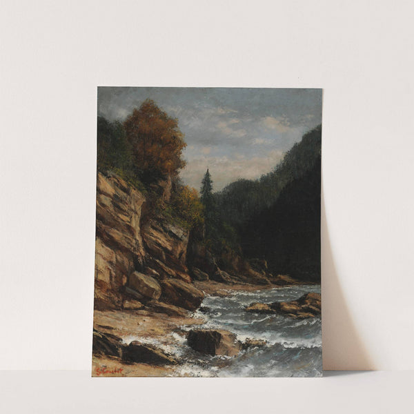 Bords du lac Léman by Gustave Courbet