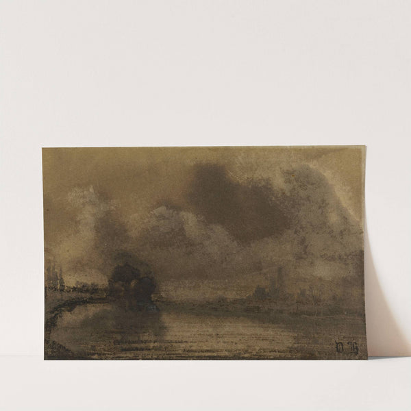 Bords d’un lac ou d’un fleuve by Victor Hugo