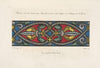 Bordure d’un des vitraux, que Suger fit executer dans l’Ã©glise de l’abbaye de St. Denis.