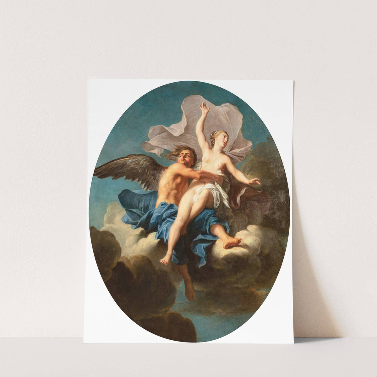 Boreas raises Orithyia by Jean-Baptiste Nattier