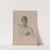 Borstbeeld en face v.e. naakte man, leunend op een arm by David Humbert de Superville
