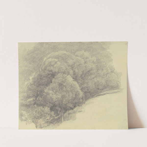 Böschung mit großen Laubbäumen by Louis Eysen