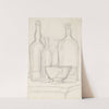 Bottles and Bowl by Juan Gris