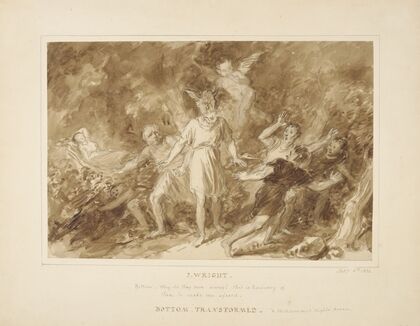 Bottom transformed, A midsummer night’s dream, [III, 1] (1831)