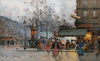 Boulevard Animé À Paris