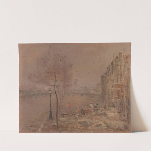 Boulevard Berthier, le soir by Alexandre Gaston Guignard