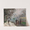 Boulevard Bineau Sur La Neige by Pierre-Eugène Montézin