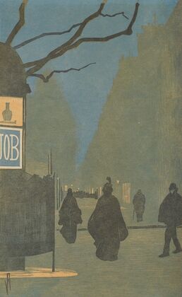 Boulevard Malesherbes, le soir