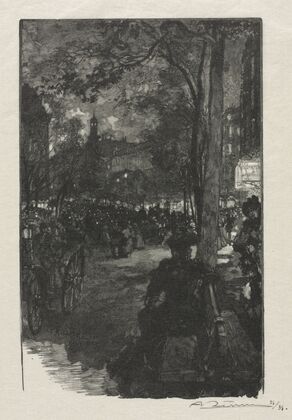 Boulevard Montmartre, Evening (1890)