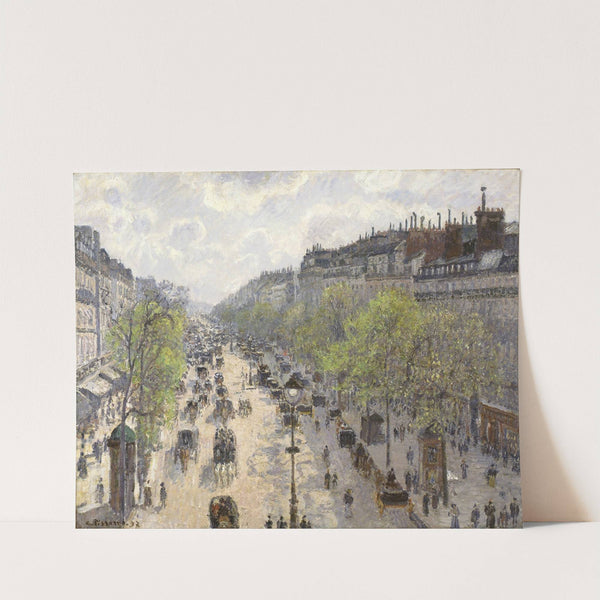 Boulevard Montmartre, Spring (1897) by Camille Pissarro