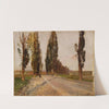Boulevard of Poplars near Plankenberg by Emil Jakob Schindler