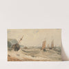 Boulogne Harbour by François Louis Thomas Francia