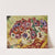 Bouquet d&#039;anémones au vase à l&#039;oiseau sur fond jaune by Louis Valtat