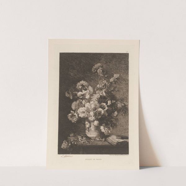 Bouquet de pavots (1880) by Louis Marie Lemaire