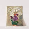 Bouquet d&#039;iris au pichet vert by Louis Valtat
