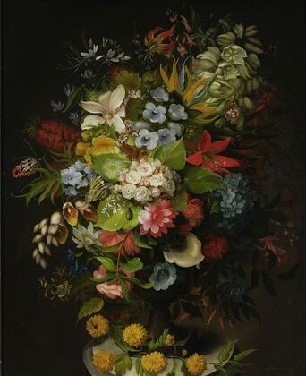 Bouquet of flowers in a vase