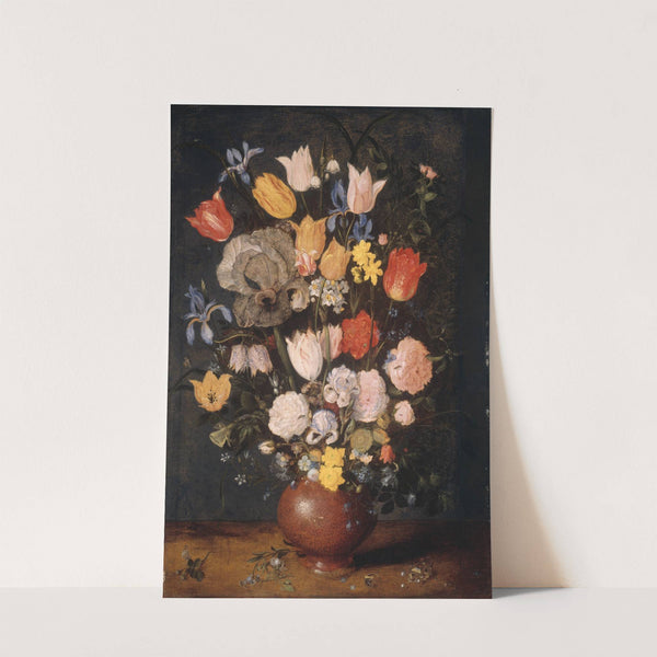 Bouquet of Flowers in an Earthenware Vase by Jan Brueghel The Elder