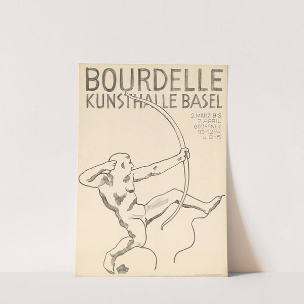 Bourdelle – Kunsthalle Basel (1929) by Otto Roos