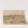 Bouwterrein bij het Wilhelmina Gasthuis by Wilhelmus Johannes Steenhoff