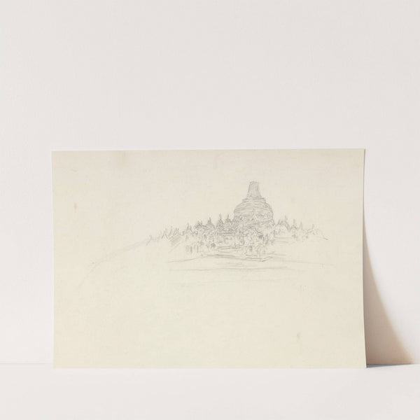 Bovenste verdieping van de Borobúdur by Jan Veth