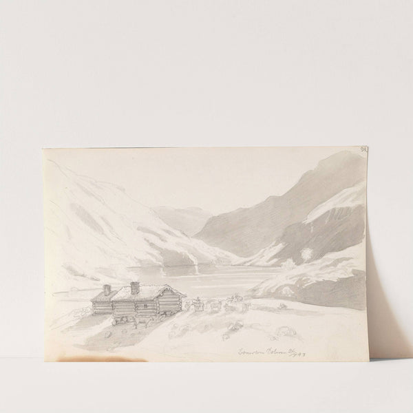 Bøvertun (1843) by Adolph Tidemand