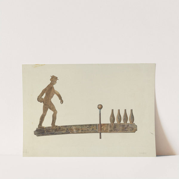 Bowling Weather Vane by Hazel Hyde