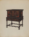 Box Desk on Frame