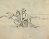 Boy and Girl on a Plow