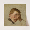 Boy covering his eyes by Jacek Malczewski