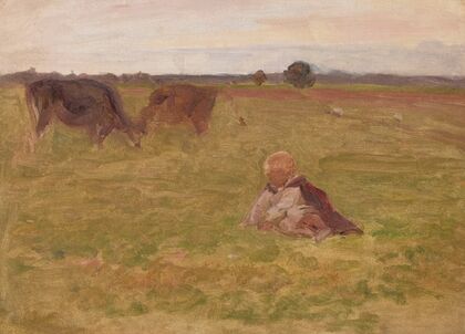 Boy Cowherd, sketch (1897 - 1902)