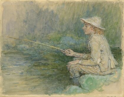 Boy Fishing
