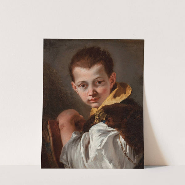 Boy Holding a Book (Portrait of Lorenzo Tiepolo) (circa 1747-1750) by Giovanni Battista Tiepolo