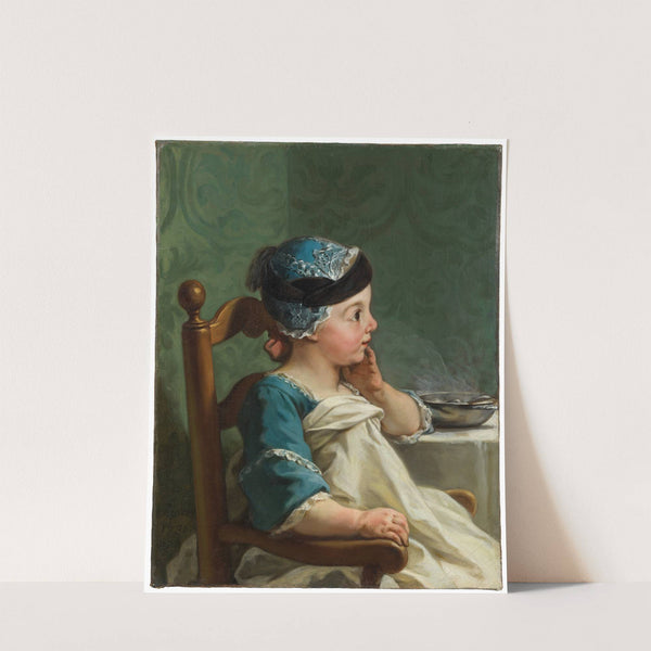Boy in a Child&#8217;s Chair (1736) by Jean Restout the Younger