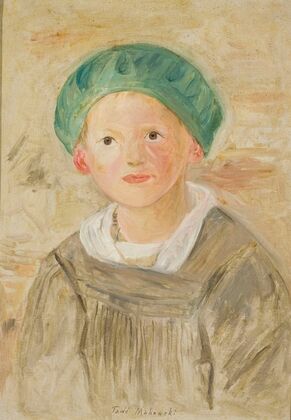 Boy in a green cap