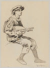 Boy in a Renaissance Costume, Playing the Lute (1895)