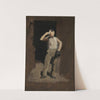 Boy in Brown, study for The Ironworkers’ Noontime (ca. 1880) by Thomas Pollock Anshutz