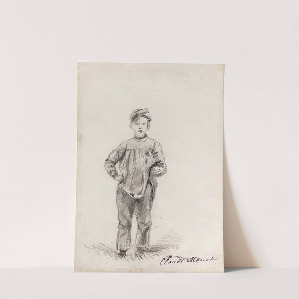 Boy in the Country (1857) by Claude Monet