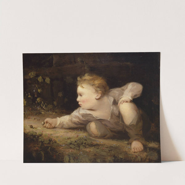 Boy Playing Marbles by David Gilmour Blythe