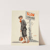 Boy Trudging to School by George Brehm