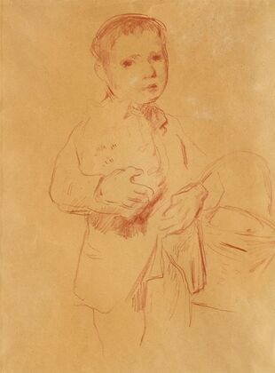 Boy with a basket
