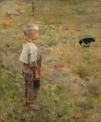 Boy With A Crow