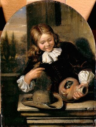 Boy with a Flagon and a Bird’s Nest